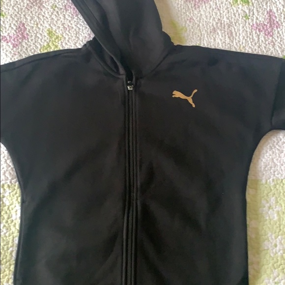 Puma Girls Zip Up Hoodie - Picture 2 of 10
